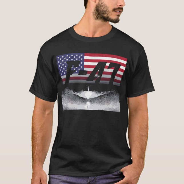 F47 Fighter Jet F-47 Jet Fighter Aircraft F-47 T-Shirt (Vorderseite)