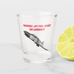 F4 Navy Phantom Schnapsglas
