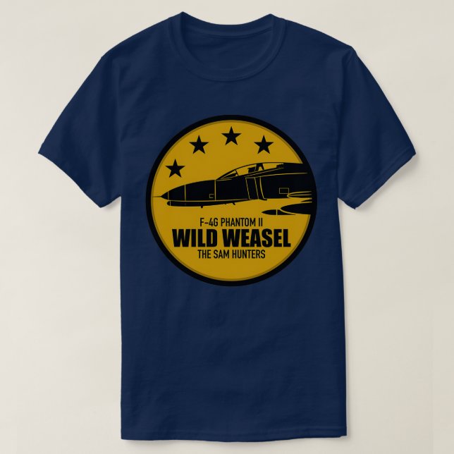 F4 Phantom II Wild Weasel  T-Shirt (Design vorne)