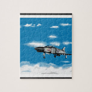 F4 Phantom Navy Jet Fighter Puzzle