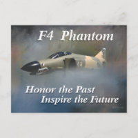 F4 Phantom-Postkarte