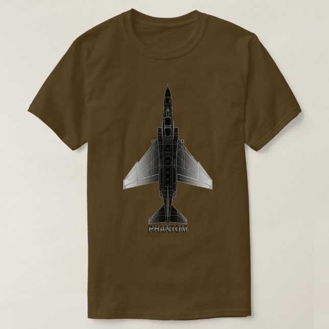 F4 Phantom Supersonic Jet  T-Shirt (Design vorne)