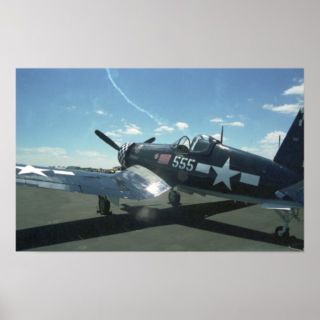 F4U-1-Korsair-Poster Poster (Vorne)