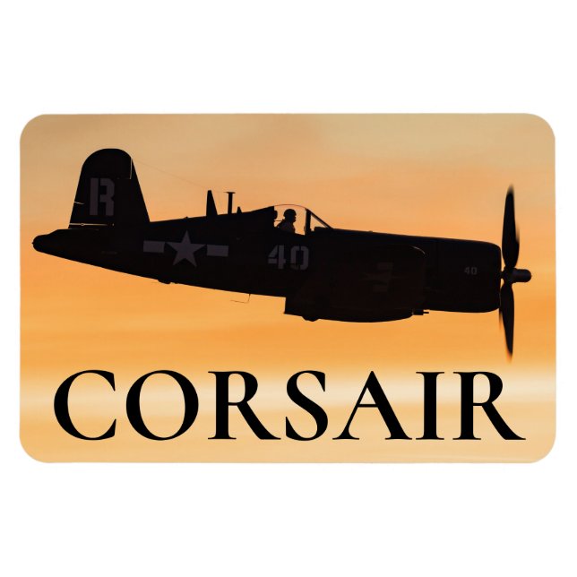 F4U Corsair Fighter Magnet (Horizontal)