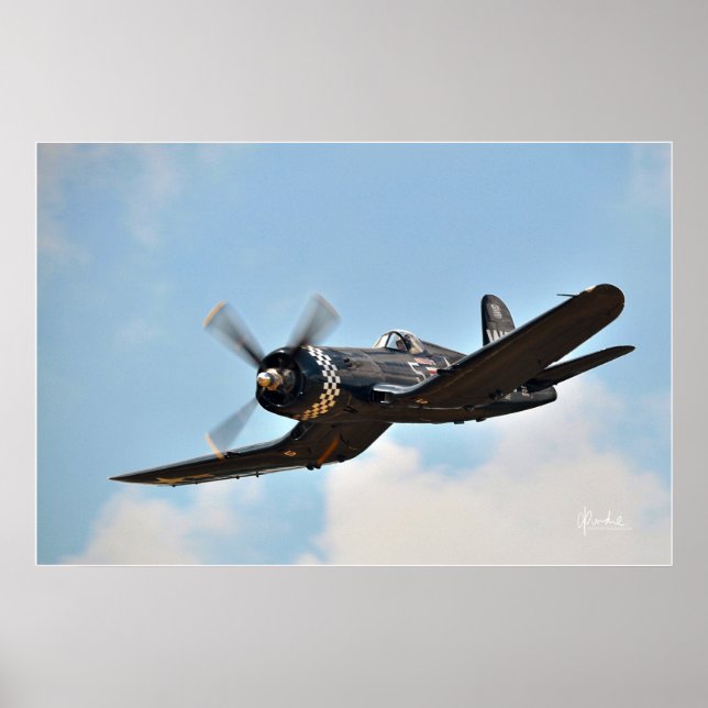 F4U Corsair GullWing Poster (Vorne)