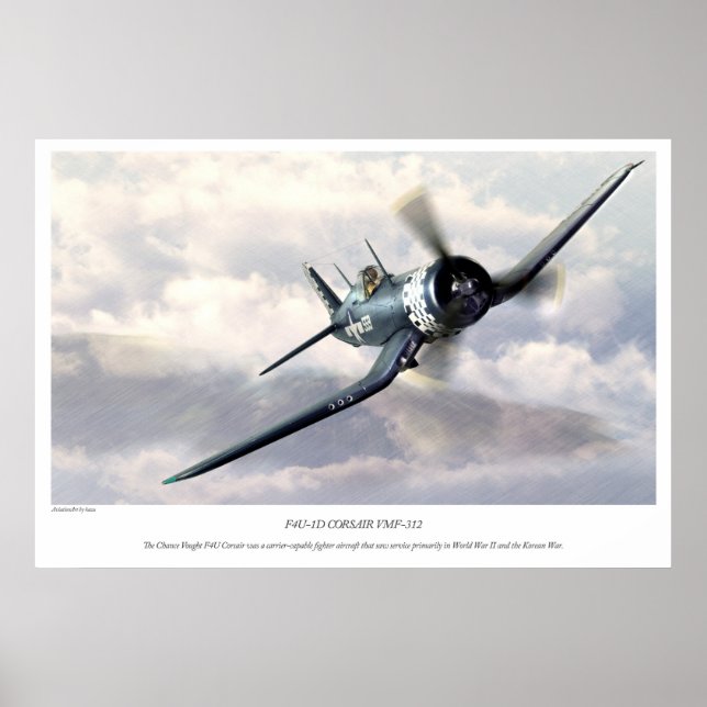 F4U Corsair Poster (Vorne)