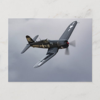 F4U Corsair Postkarte