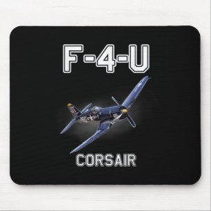 F4u Corsair Warbird Wwii Militärflugzeug Mousepad
