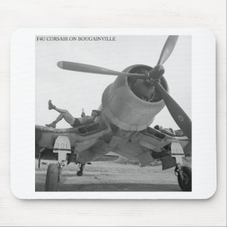 F4U CORSIAR AUF BOUGAINVILLE MOUSEPAD