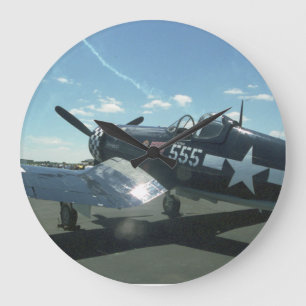 F4U-Korsair-Wall-Uhr Große Wanduhr