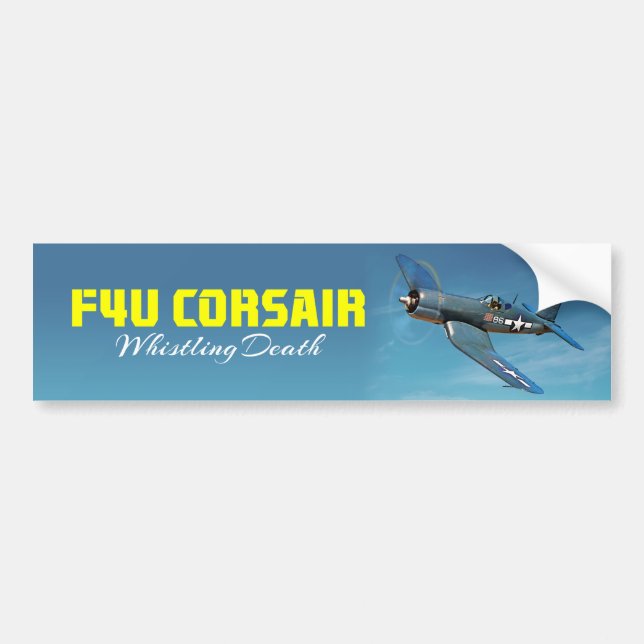 F4U Seeräuber Autoaufkleber (Vorne)