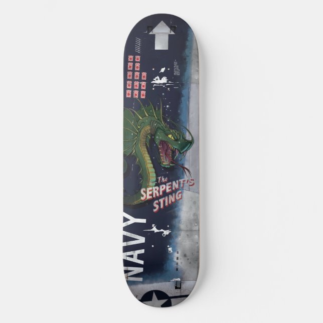 F4U Seeräuber-Nasen-Kunst-Skateboard-Plattform Skateboard (Vorderseite)