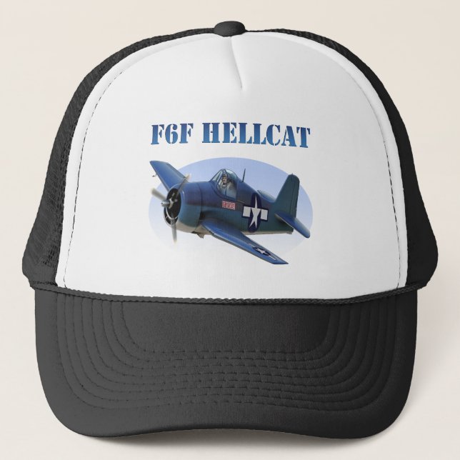 F6F Grumman Hellcat Truckerkappe (Vorderseite)