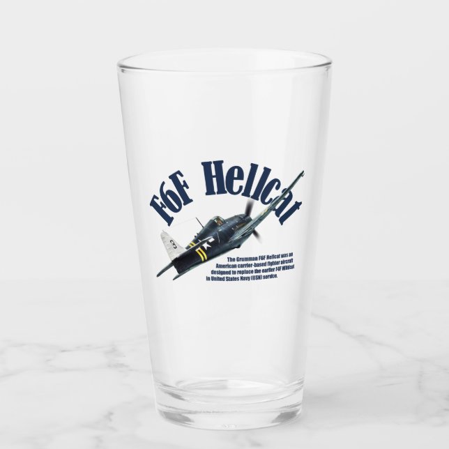 "F6F Hellcat" Glas (Vorderseite)