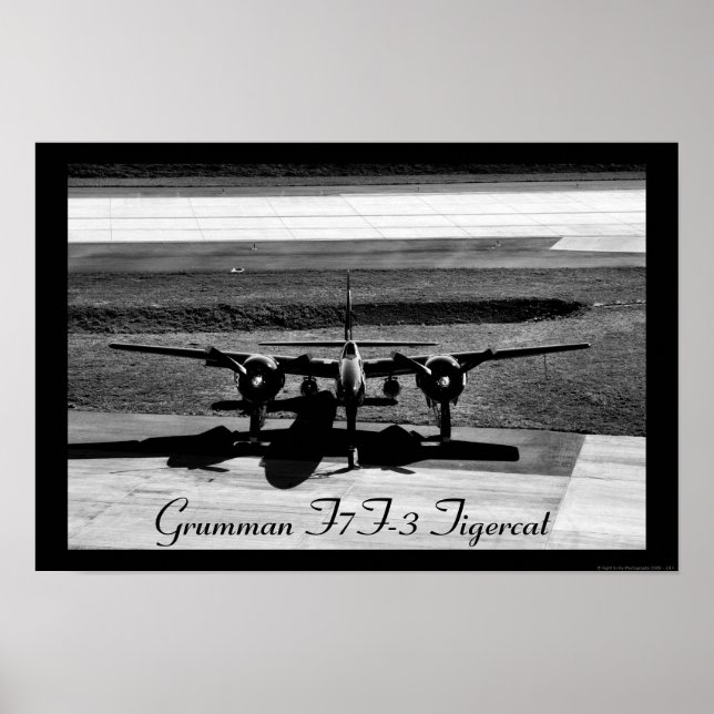 F7F-3 Tigercat frontal Poster (Vorne)