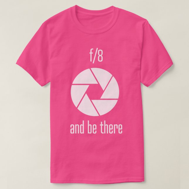 f8 und Be There Fotografy  T-Shirt (Design vorne)