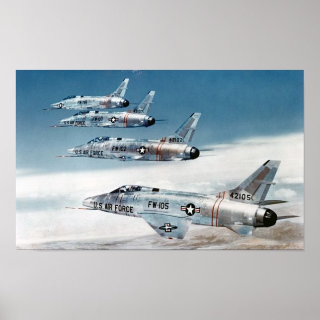 F-100 Super Sabers Poster (Vorne)