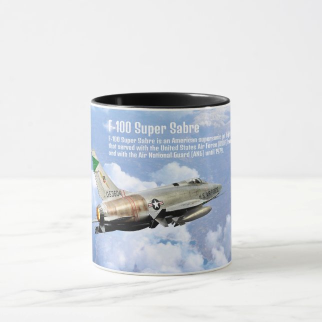 F-100 Super Sabre  Tasse (Zentrum)