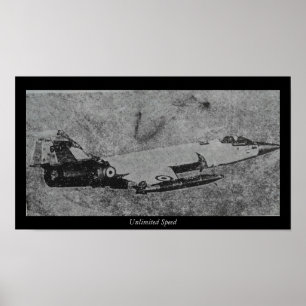 F-104 Starfighter Kämpferjet-altes Foto Poster