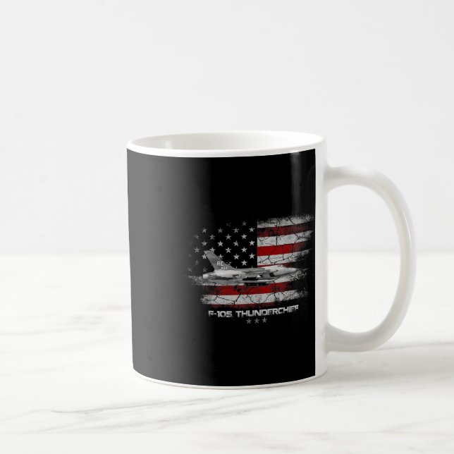 F-105 Kampfflugzeug-Pilot Veteran Vietnam Kaffeetasse (Rechts)