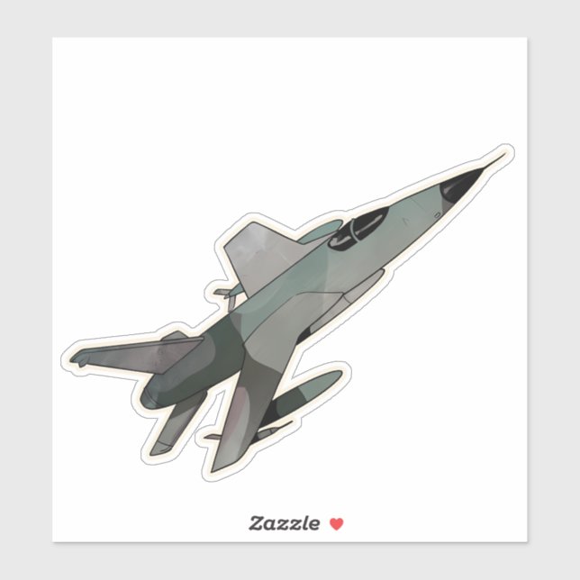 F-105 Thunderchor, Kampfbomber-Flugzeug Aufkleber (Blatt)