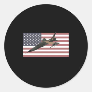 F-105 Thunderchor Runder Aufkleber