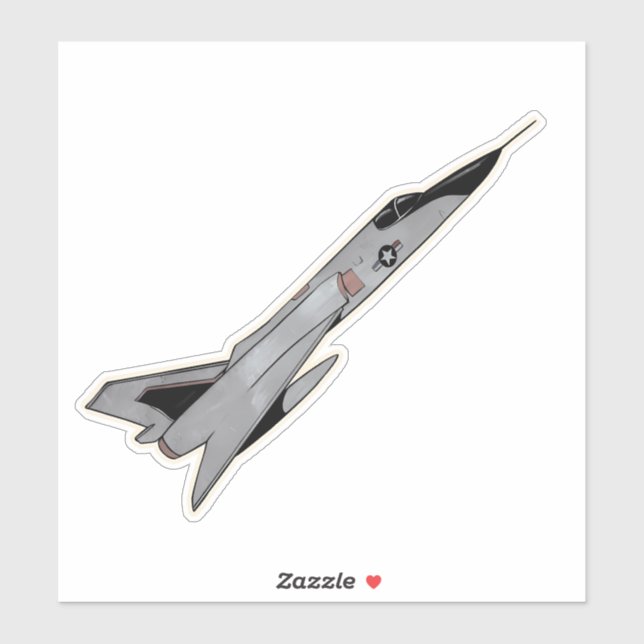 F-106 Delta Dart, Interceptor Aircraft Aufkleber (Blatt)