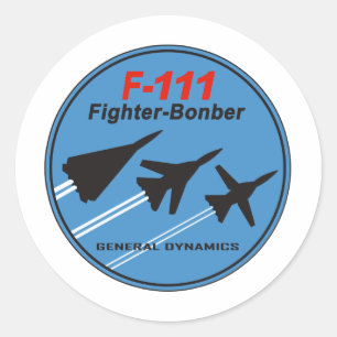 F-111 Patch Runder Aufkleber