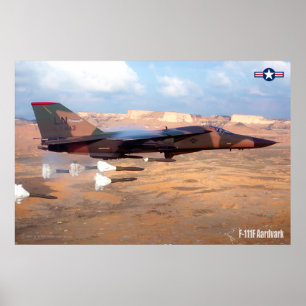 F-111F AARDVARK POSTER