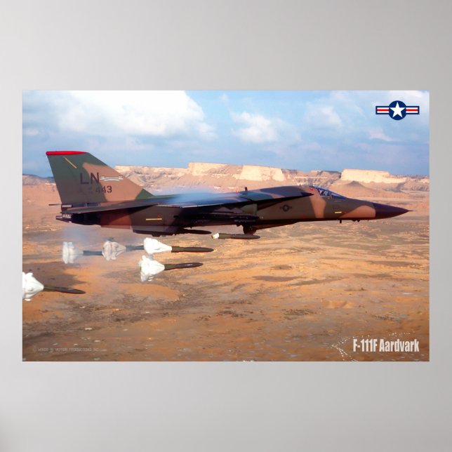 F-111F AARDVARK POSTER (Vorne)