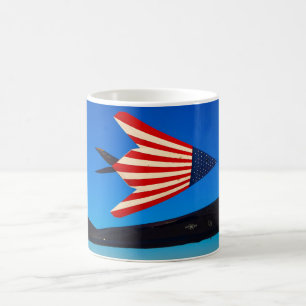 F-117 NIGHTHAWK Patriotische Tasse
