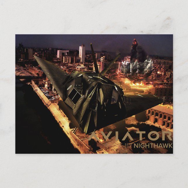 F-117 Nighthawk Postkarte (Vorderseite)