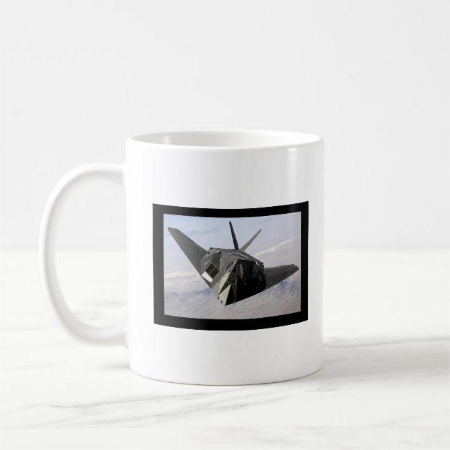 F-117 Nighthawk Stealth Bomber Kaffeetasse (Links)