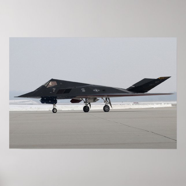 F-117 Nighthawk Targeting Aircraft Poster (Vorne)