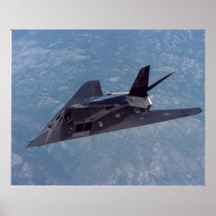 F-117 Nighthawk Targeting Aircraft Poster