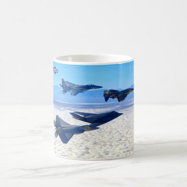 F-117A NIGHTHAWK - F-4 F-15 F-22 KAFFEETASSE (Mittel)