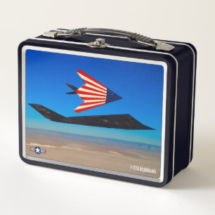 F-117A NIGHTHAWK METALL BROTDOSE