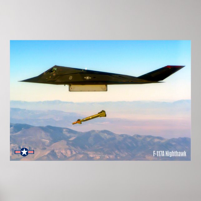 F-117A NIGHTHAWK POSTER (Vorne)