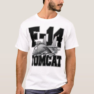F-14 Cartoon für Militärflugzeuge von Tomcat T-Shirt