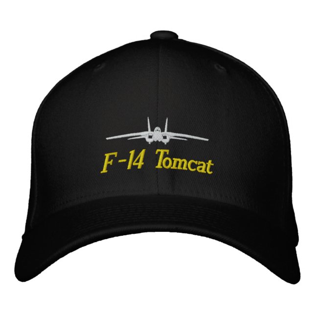 F-14 Golf Hat Bestickte Baseballkappe (Vorderseite)