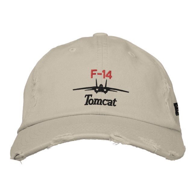 F-14 Golf Hat Bestickte Kappe (Vorderseite)