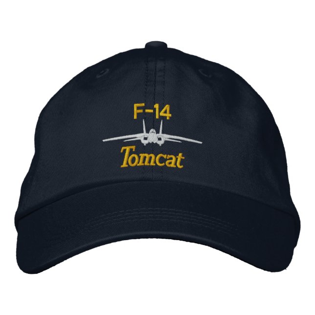 F-14 Golf Hat Bestickte Kappe (Vorderseite)