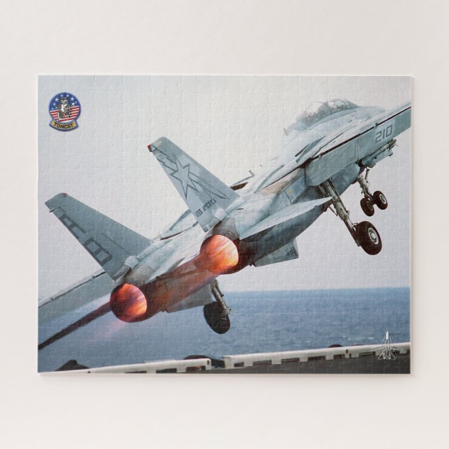 F-14 TOMCAT "AFTERBURNER" (16 x 20 Zoll) Puzzle (Horizontal)
