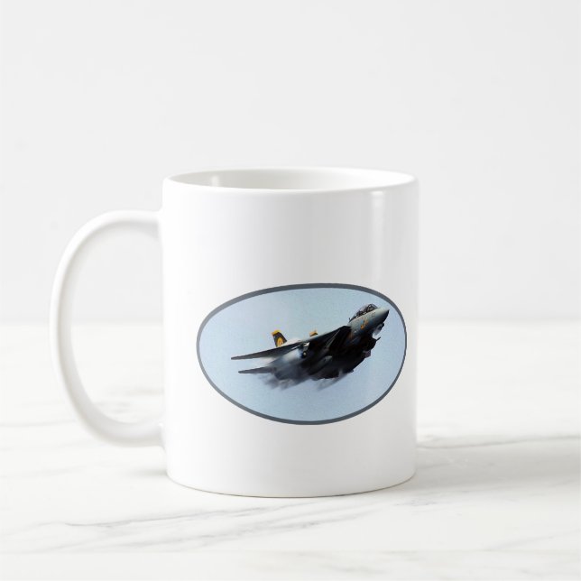 F-14 Tomcat Airfighter-Malerei Kaffeetasse (Links)