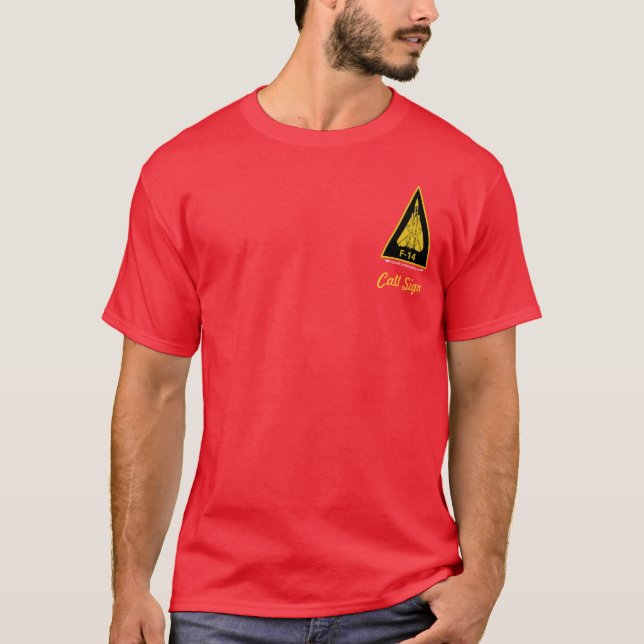 F-14 Tomcat - Dunkelheit gefärbt T-Shirt (Vorderseite)