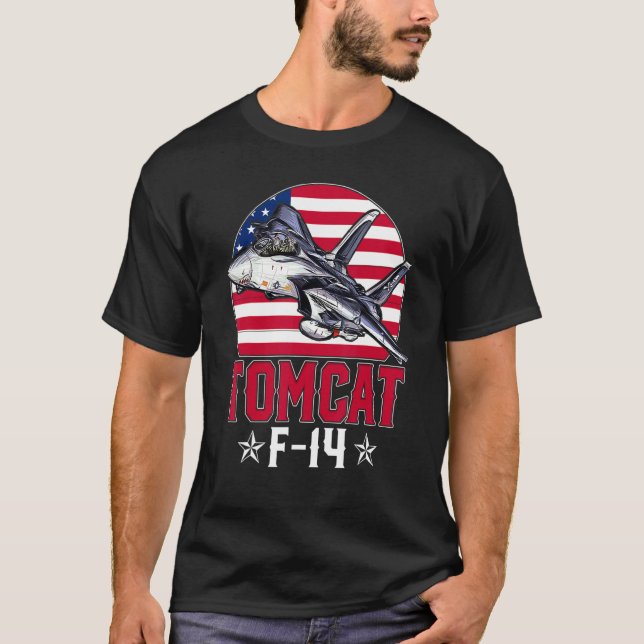 F 14 Tomcat Fighter Jet T-Shirt (Vorderseite)