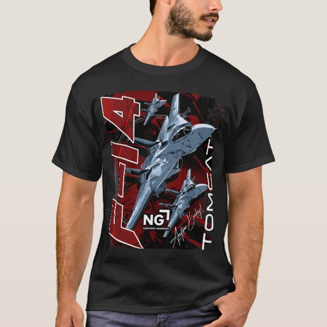 F-14 Tomcat Fighterjet T-Shirt (Vorderseite)
