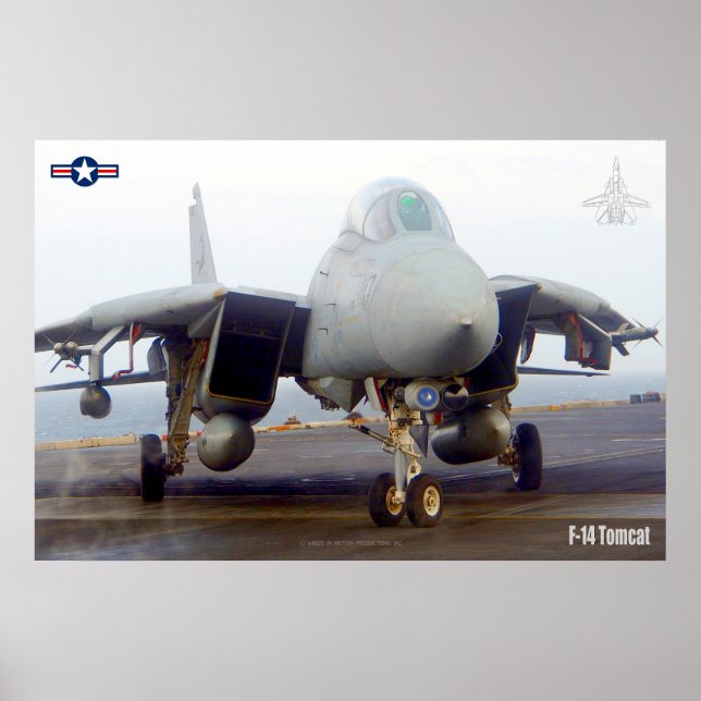 F-14 TOMCAT "FLIGHTDECK" POSTER (Vorne)