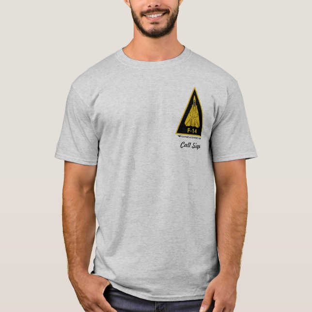 F-14 Tomcat - hellfarbig T-Shirt (Vorderseite)