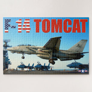 F-14 TOMCAT "HOOK DOWN" (20 x 30 Zoll) Puzzle